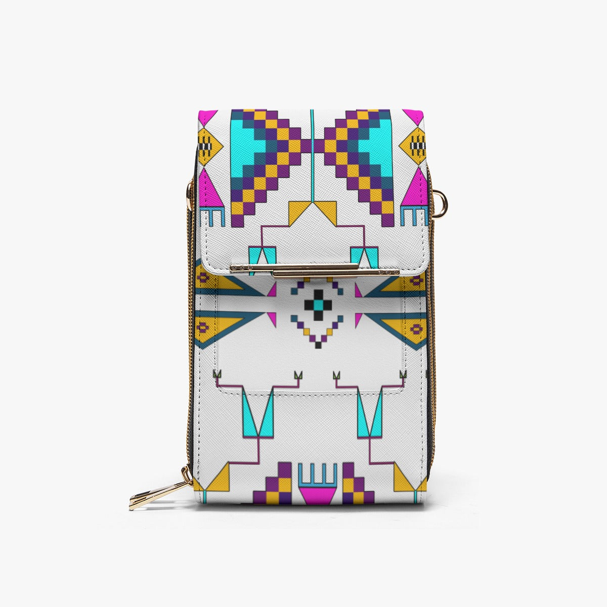 Rite of Passage White Mobile Phone Chest Bag