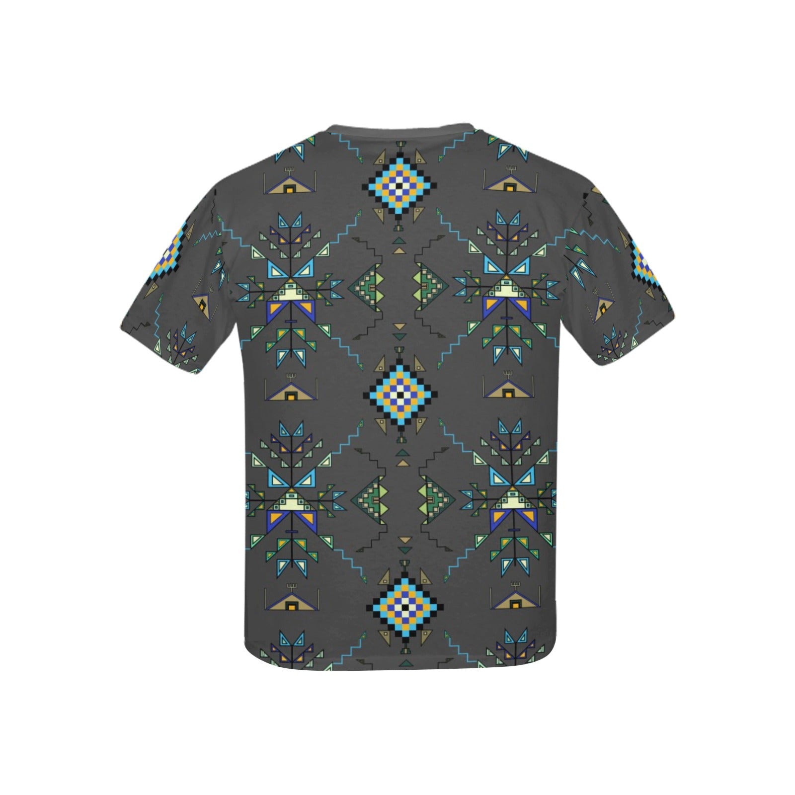 Bear Shield Gray Kids' T-shirt (USA Size)