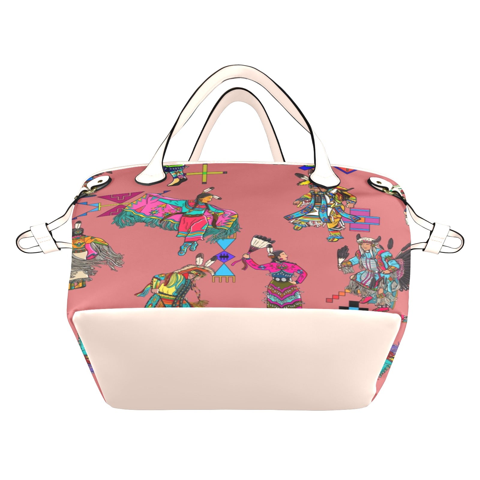 Grand Entry Dancers Terra Clover Canvas Tote Bag