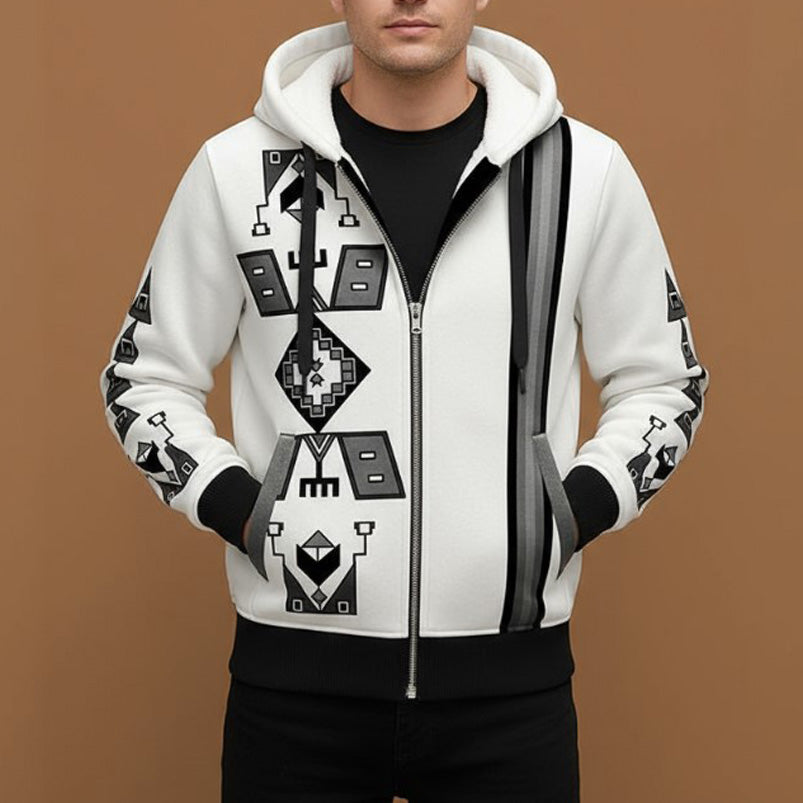 Thunder Drum Men's Sherpa Hoodie