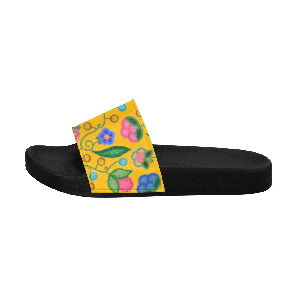 Skyberry Serenade Yellow Women's Slide Sandals