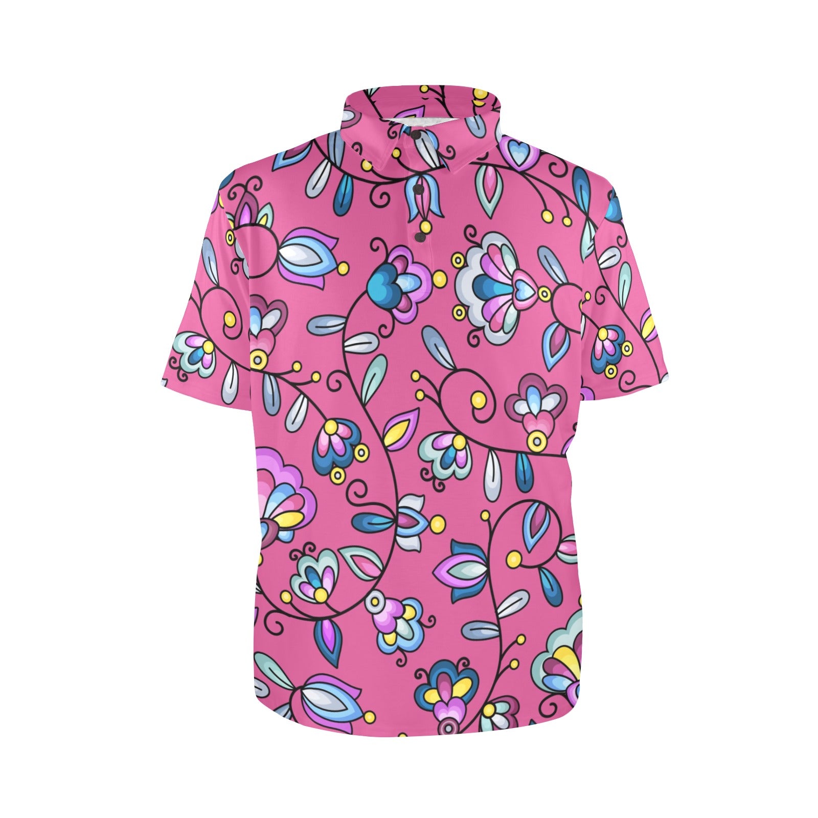 Autumn Bundle Blessing Pink Polo Shirt