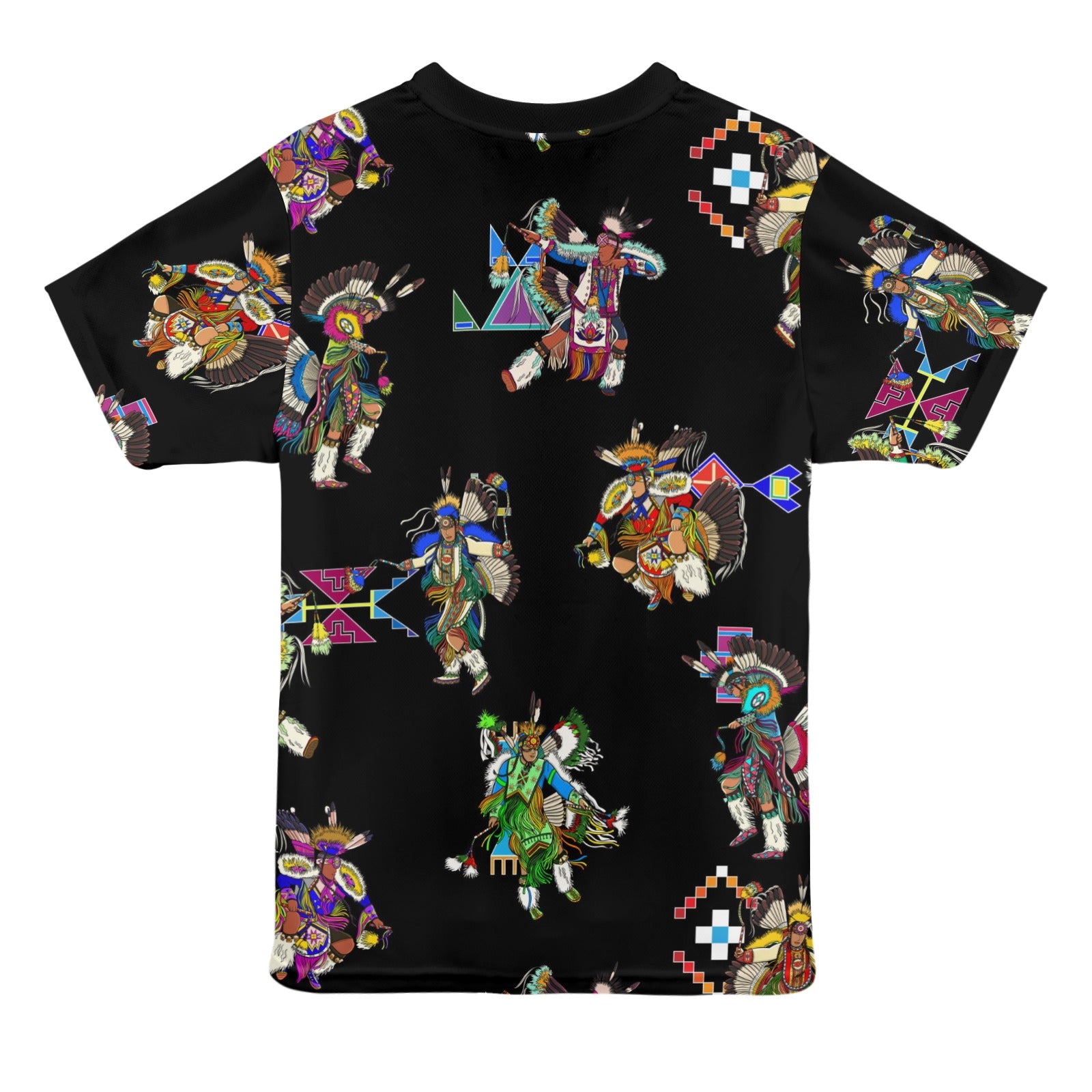 Men's Fancy Dancer Black T-shirt for Women