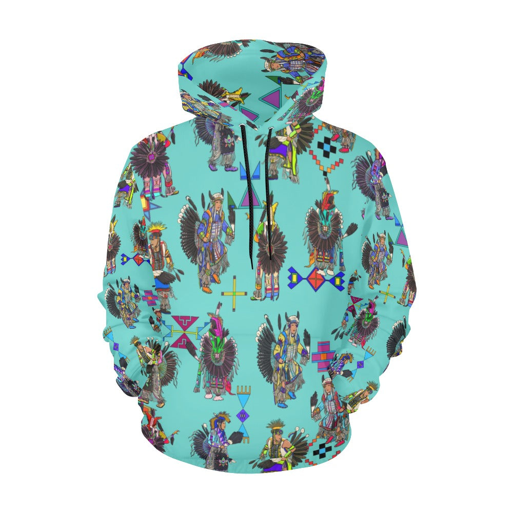 Men's Tradish Dancers Eggshell Blue Hoodie for Women (USA Size)