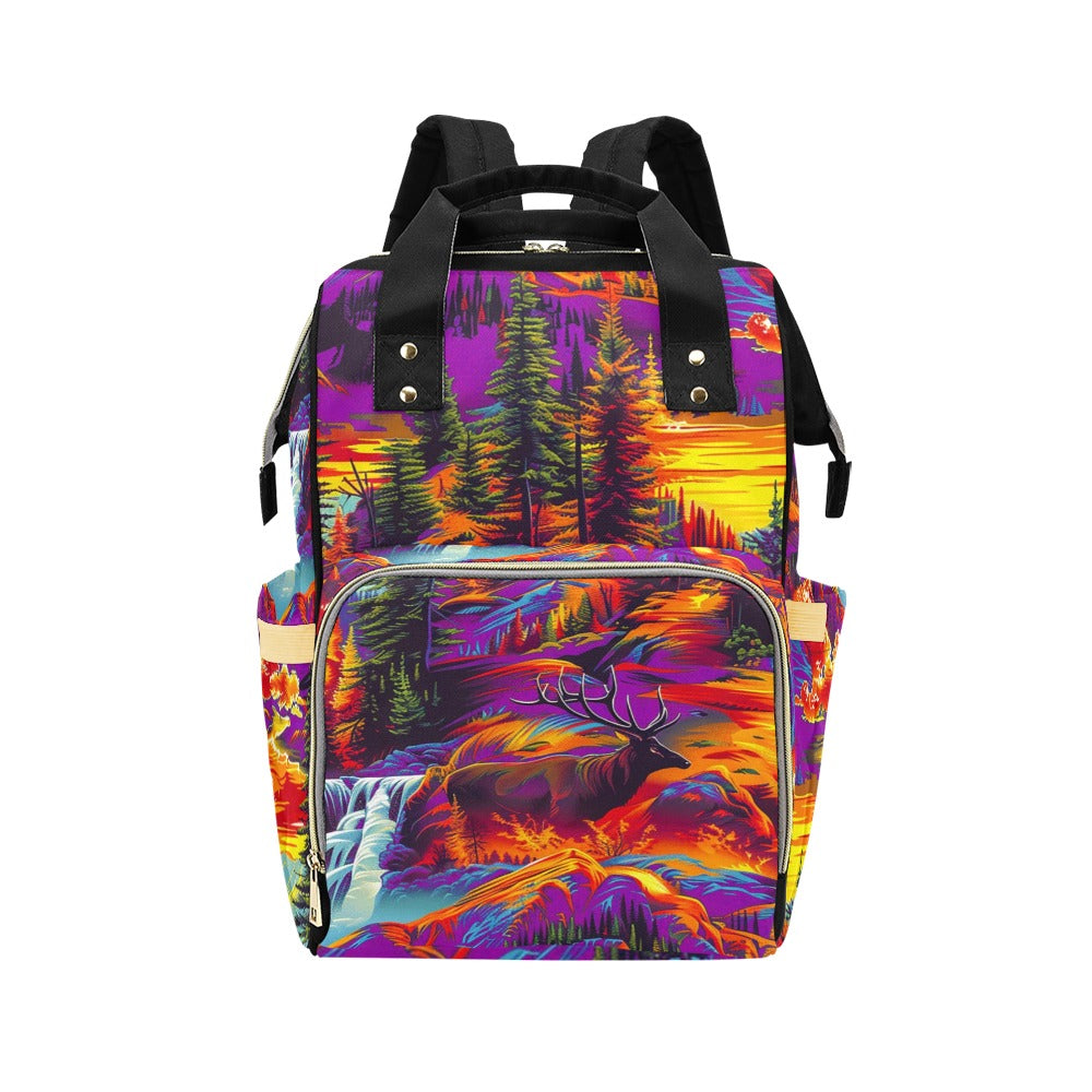 Elk Camo Multi-Function Diaper Backpack/Diaper Bag