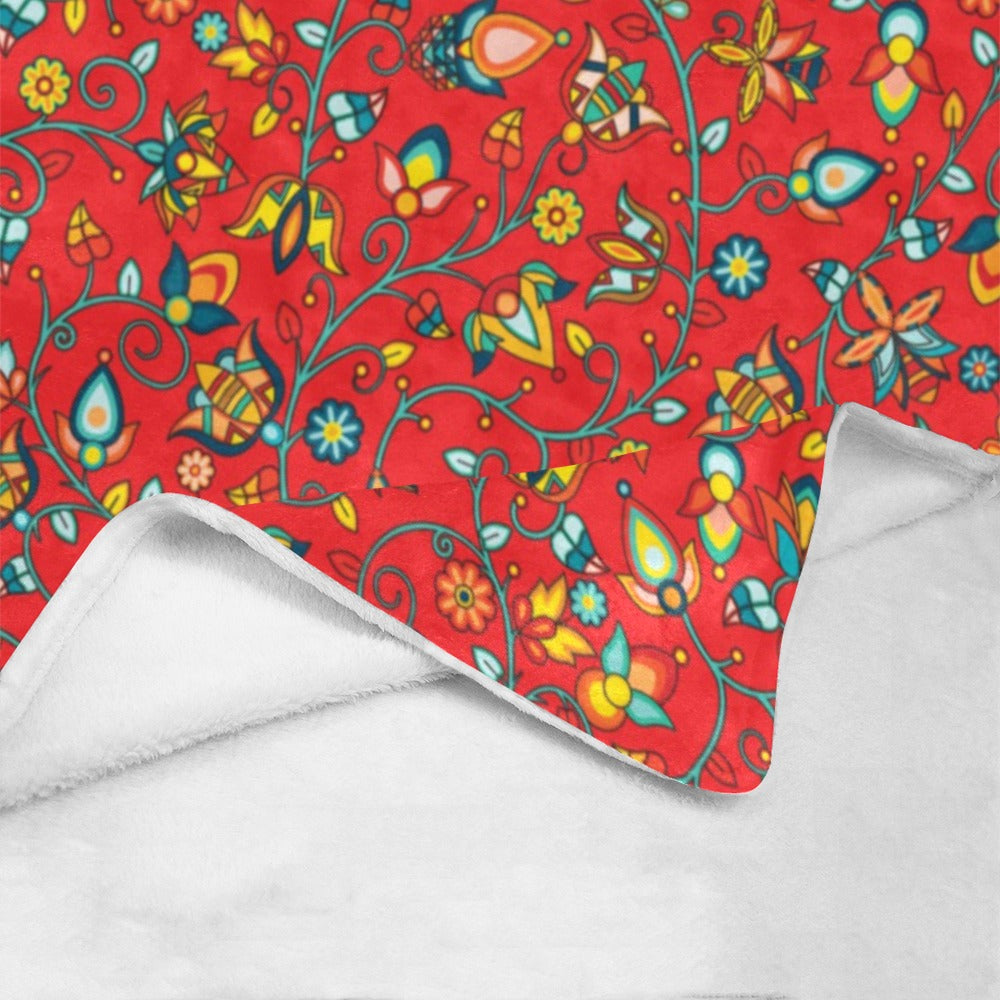 Thorny Path Red Ultra-Soft Micro Fleece Blanket 40"x50"