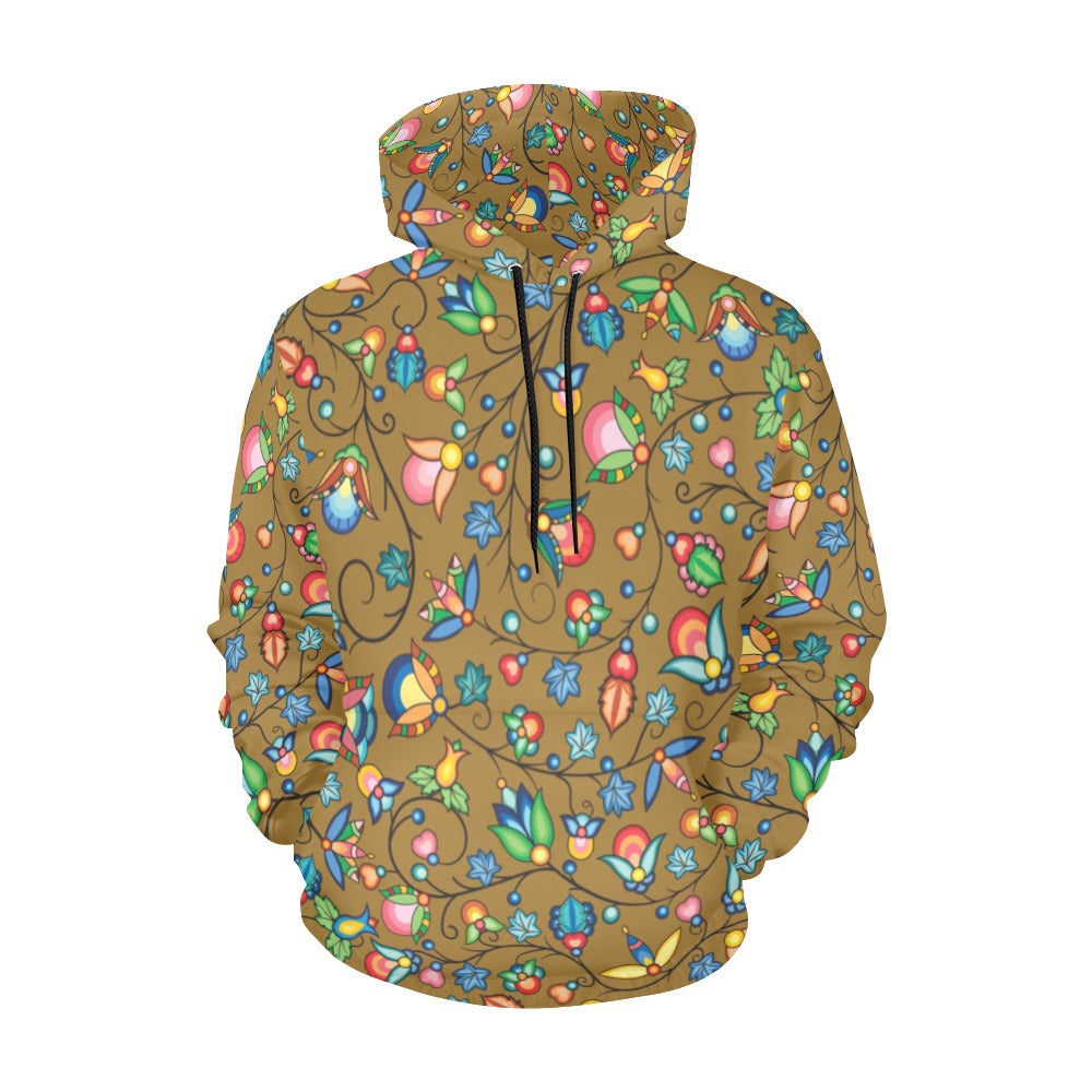 Prairie Plains Spirit Fall Leaves Hoodie for Men (USA Size)