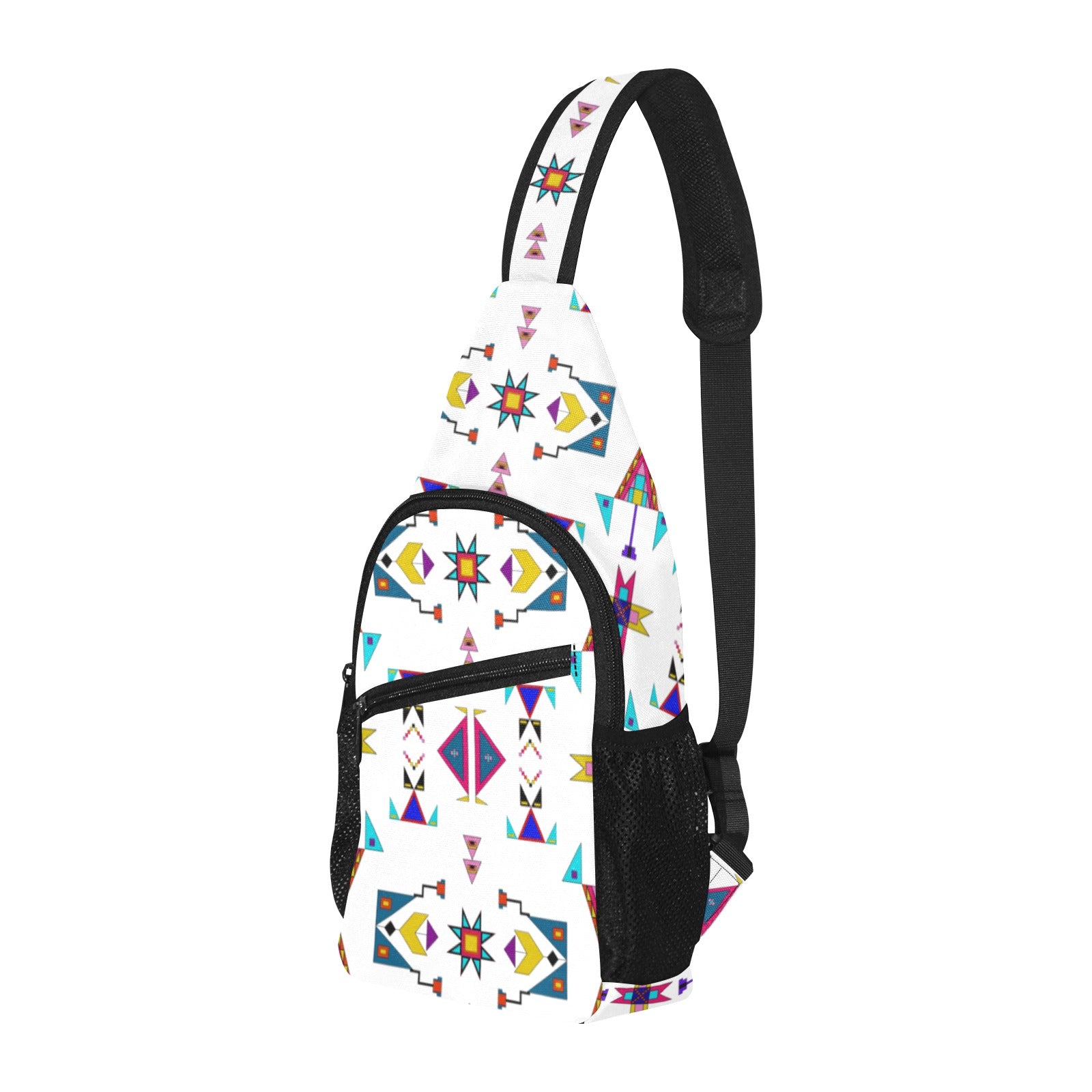 Enemy Territory White Chest Bag