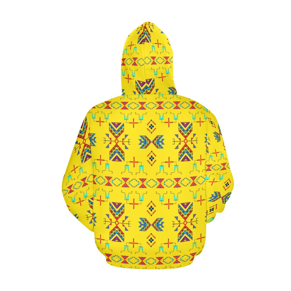 Rainy Chief Rainbow Yellow Hoodie for Men (USA Size)