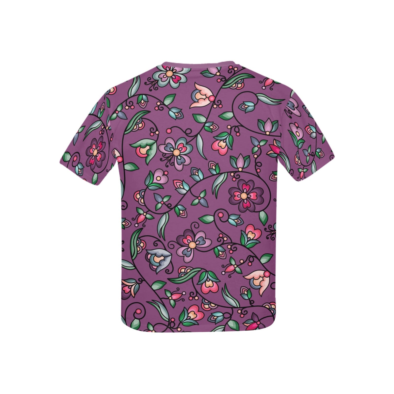 Amber Evening Garland Purple Kids' T-shirt (USA Size)