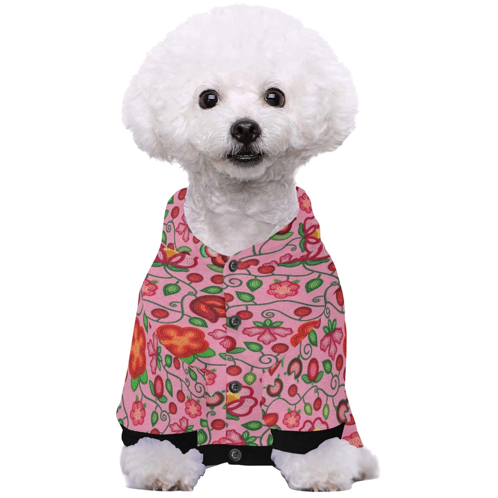 Rose Reverie Pink Pet Dog Hoodie
