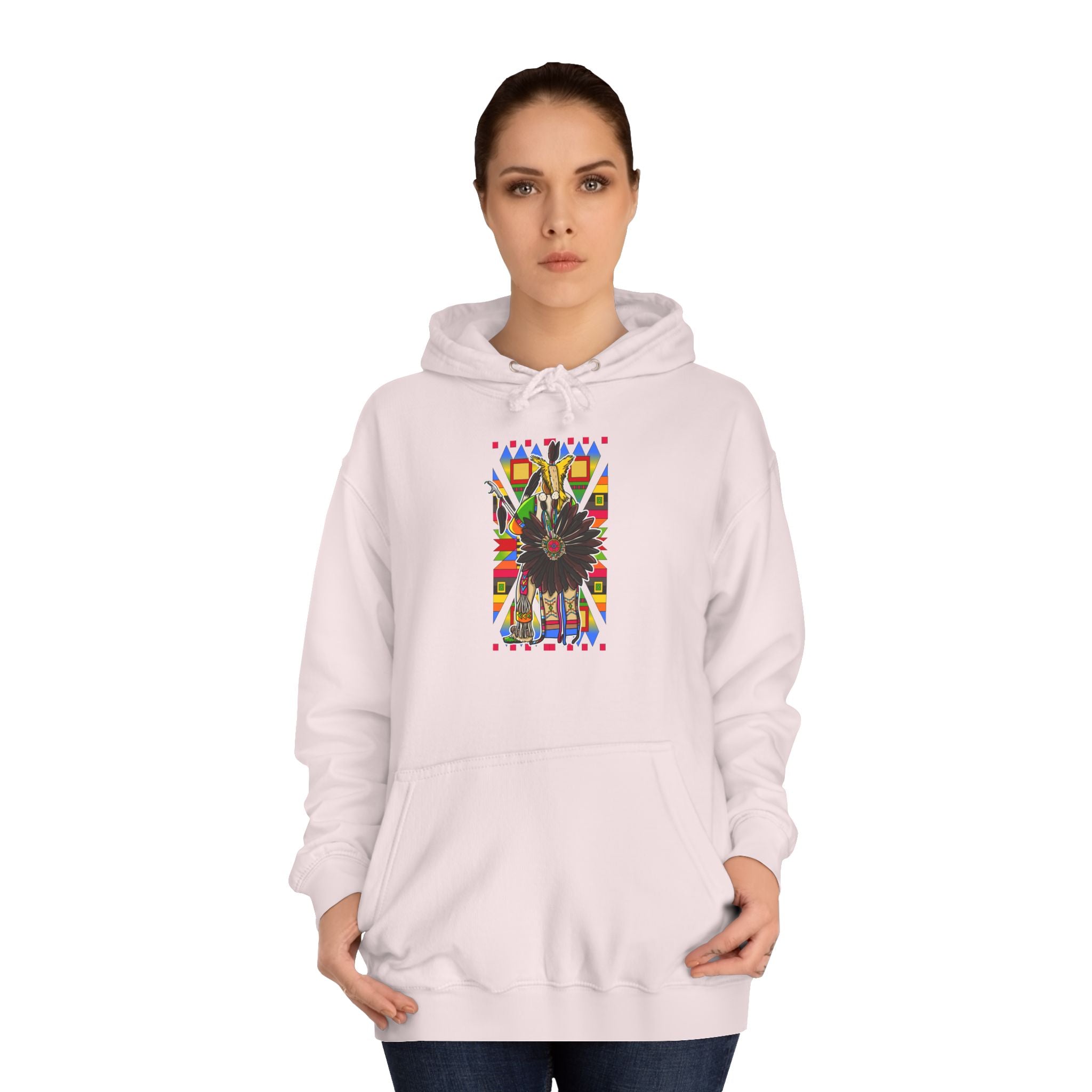Traditional Powwow Man Dancer 5 Unisex Hoodie