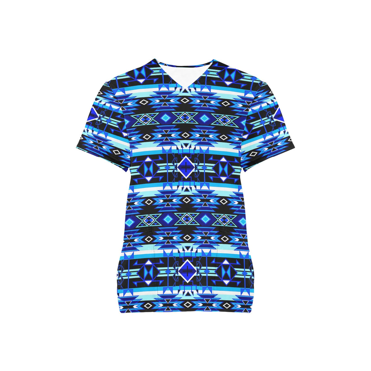 Force of Nature Winter Night Scrub Top