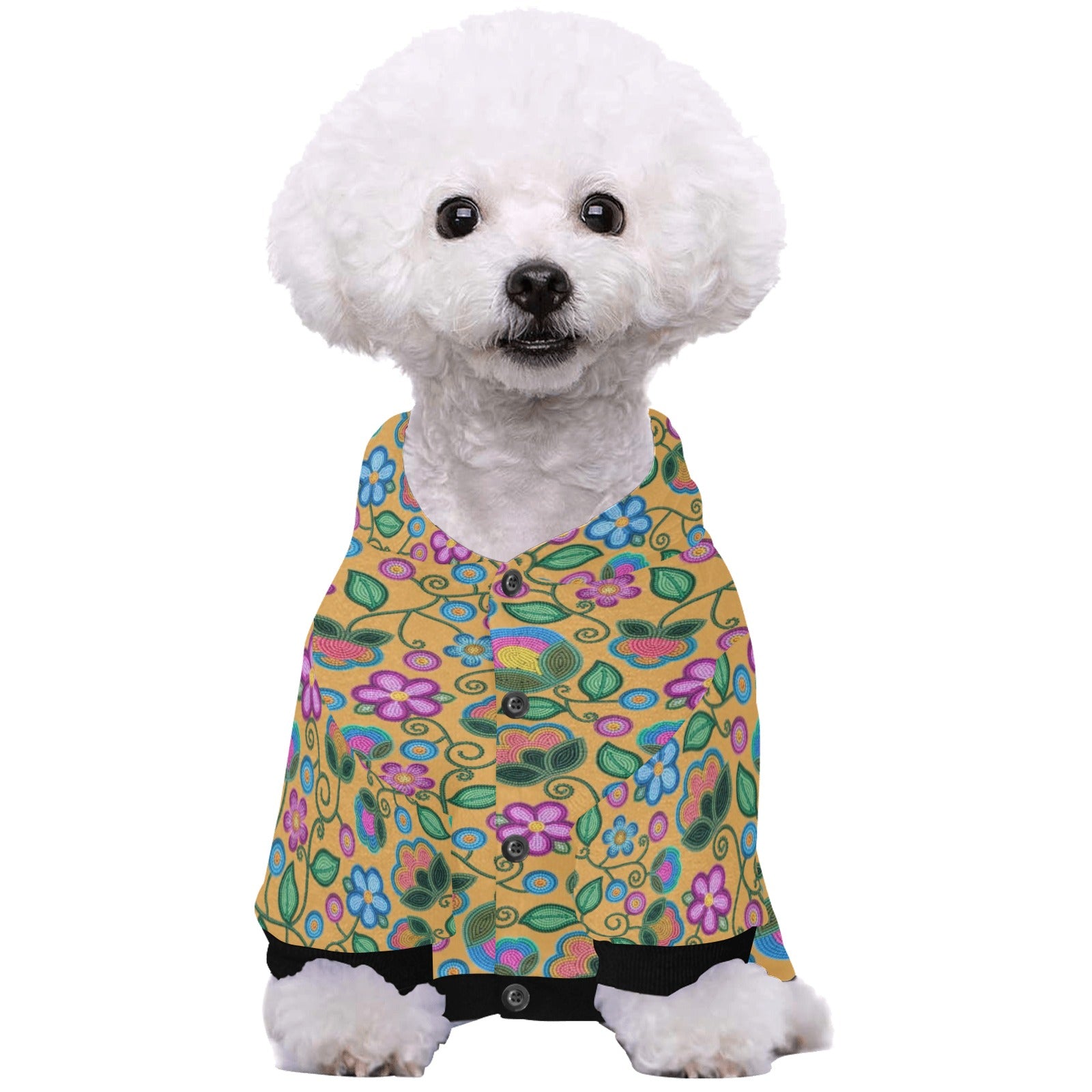 Turquoise Sunbeam Yellow Pet Dog Hoodie