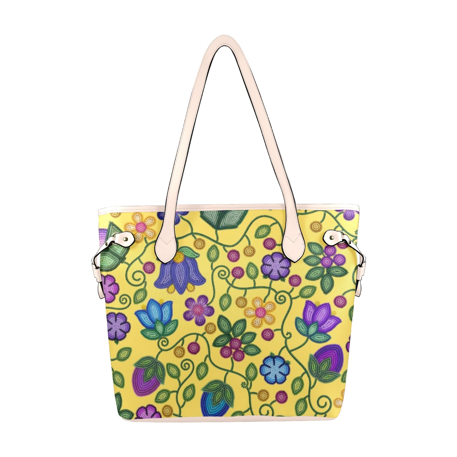 Bloom Uplift Yellow Clover Canvas Tote Bag