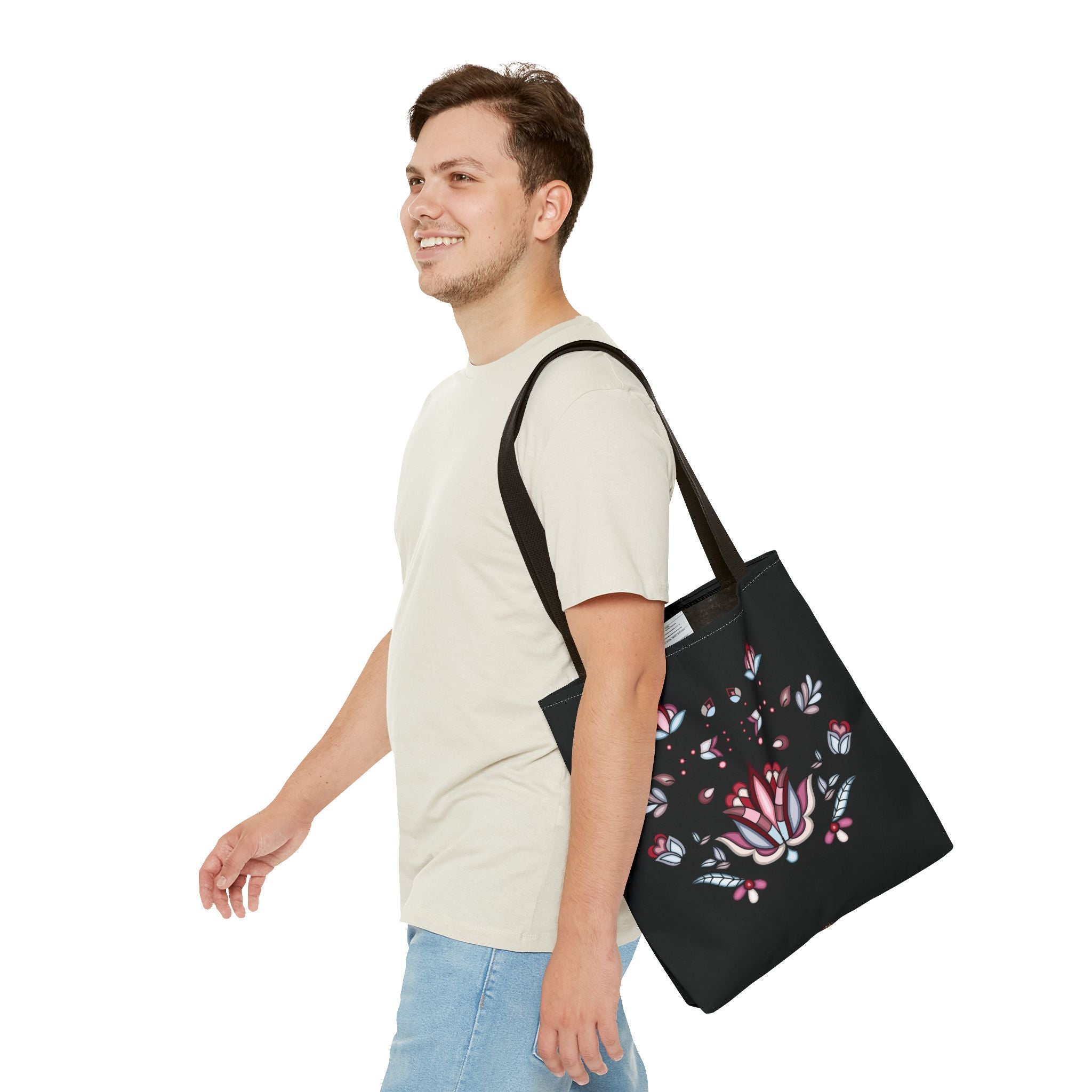 Winter Roseblush Tote Bag