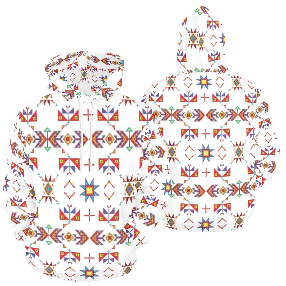 Scattered Generations White Hoodie for Men (USA Size)