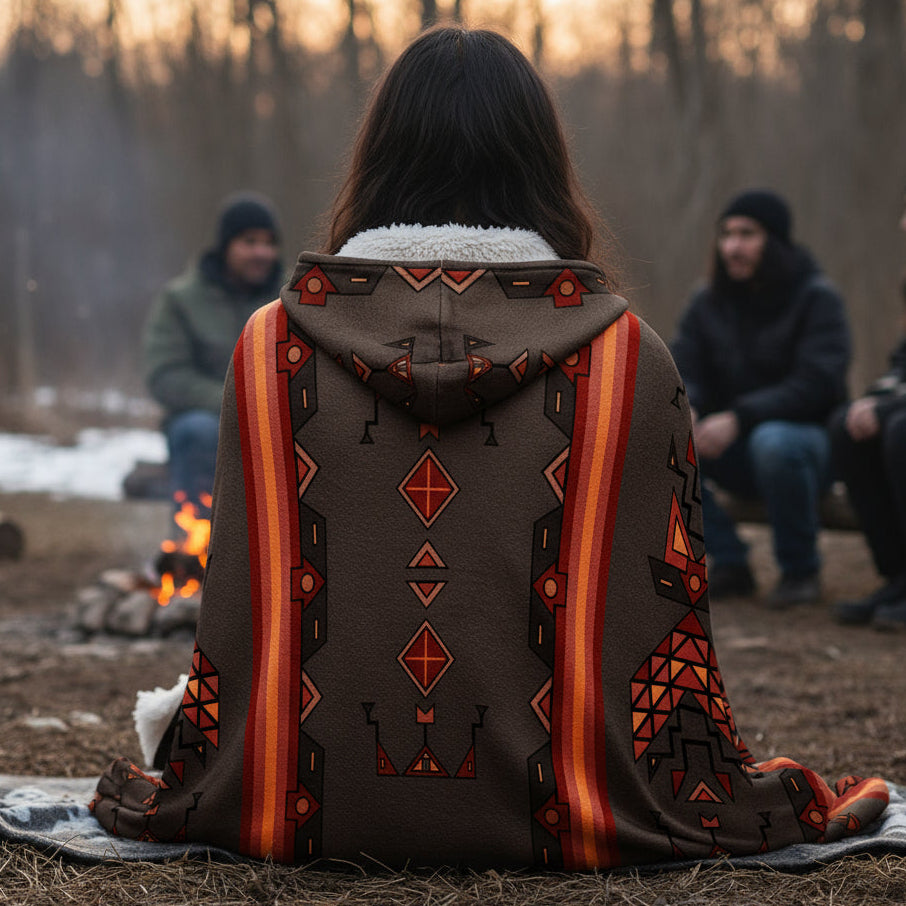 Cinder Guardian Men's Hooded Blanket