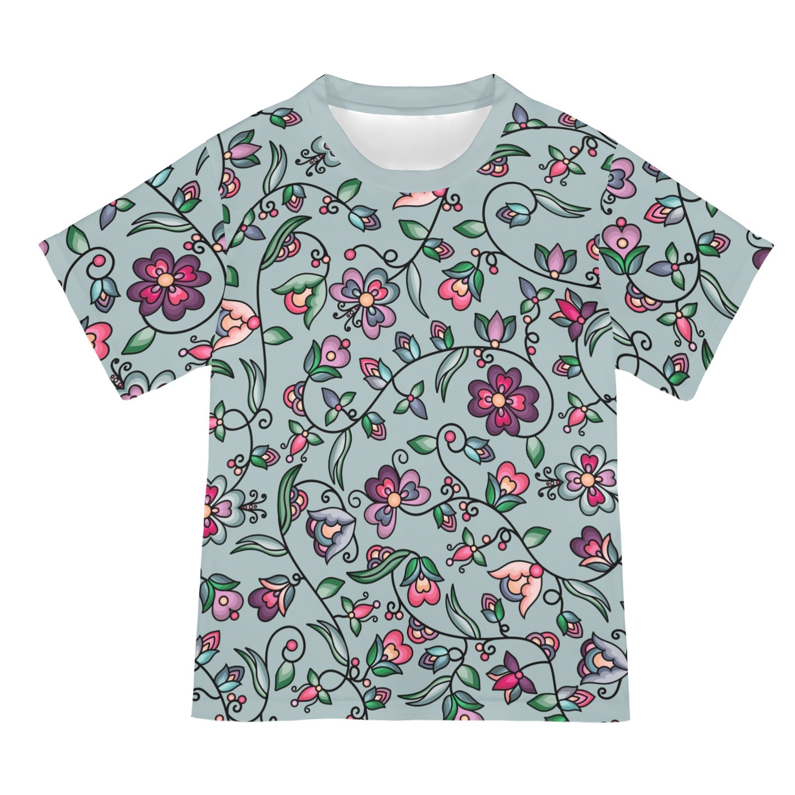 Amber Evening Garland Turquoise T-shirt for Women