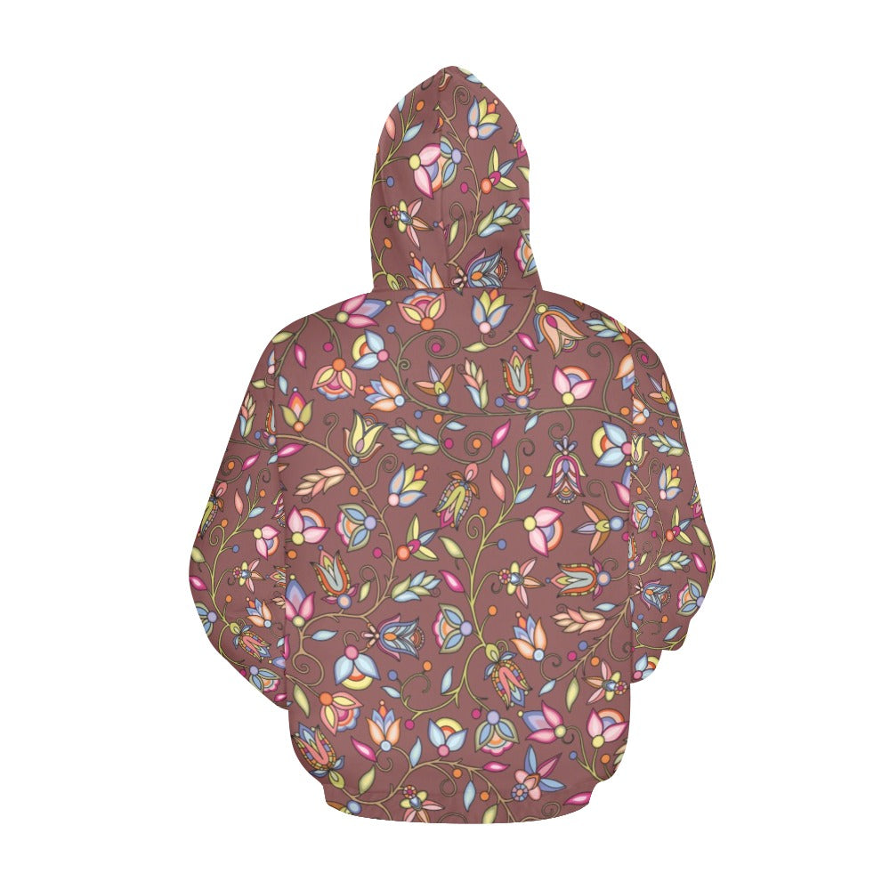 Buffalo Bloom Clay Hoodie for Women (USA Size)