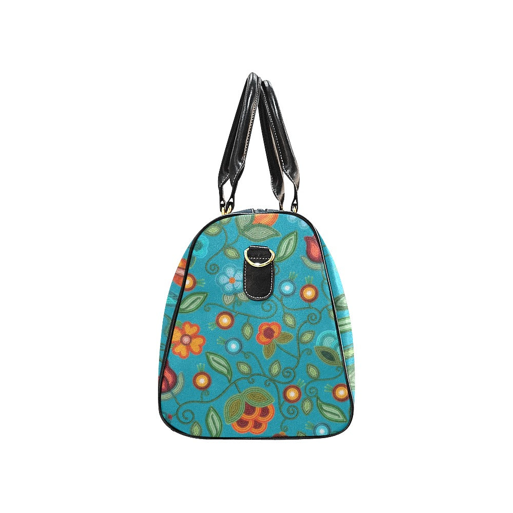 Prairie Fire Petals Ocean Waterproof Travel Bag/Small