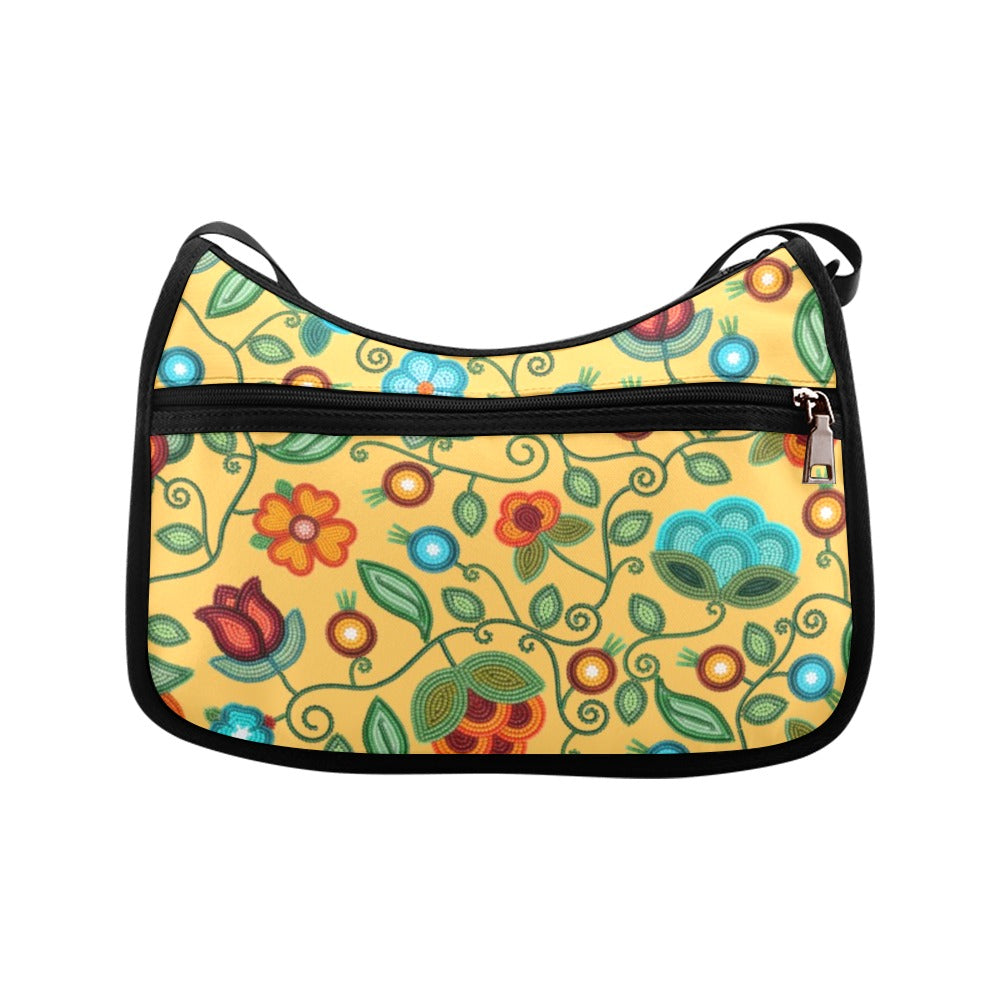 Prairie Fire Petals Honey Crossbody Bag