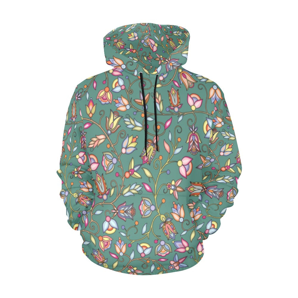 Buffalo Bloom Pond Reflection Hoodie for Men (USA Size)