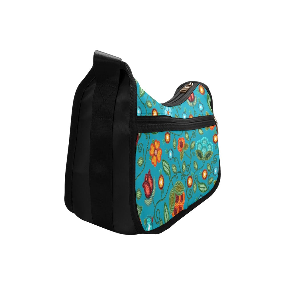 Prairie Fire Petals Ocean Crossbody Bag
