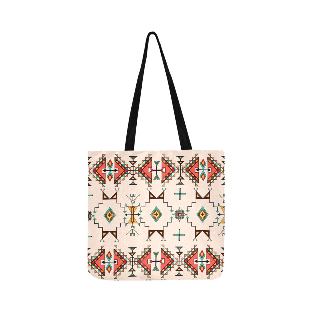 Thunder Flight Cream Reusable Shopping Bag (Two sides)