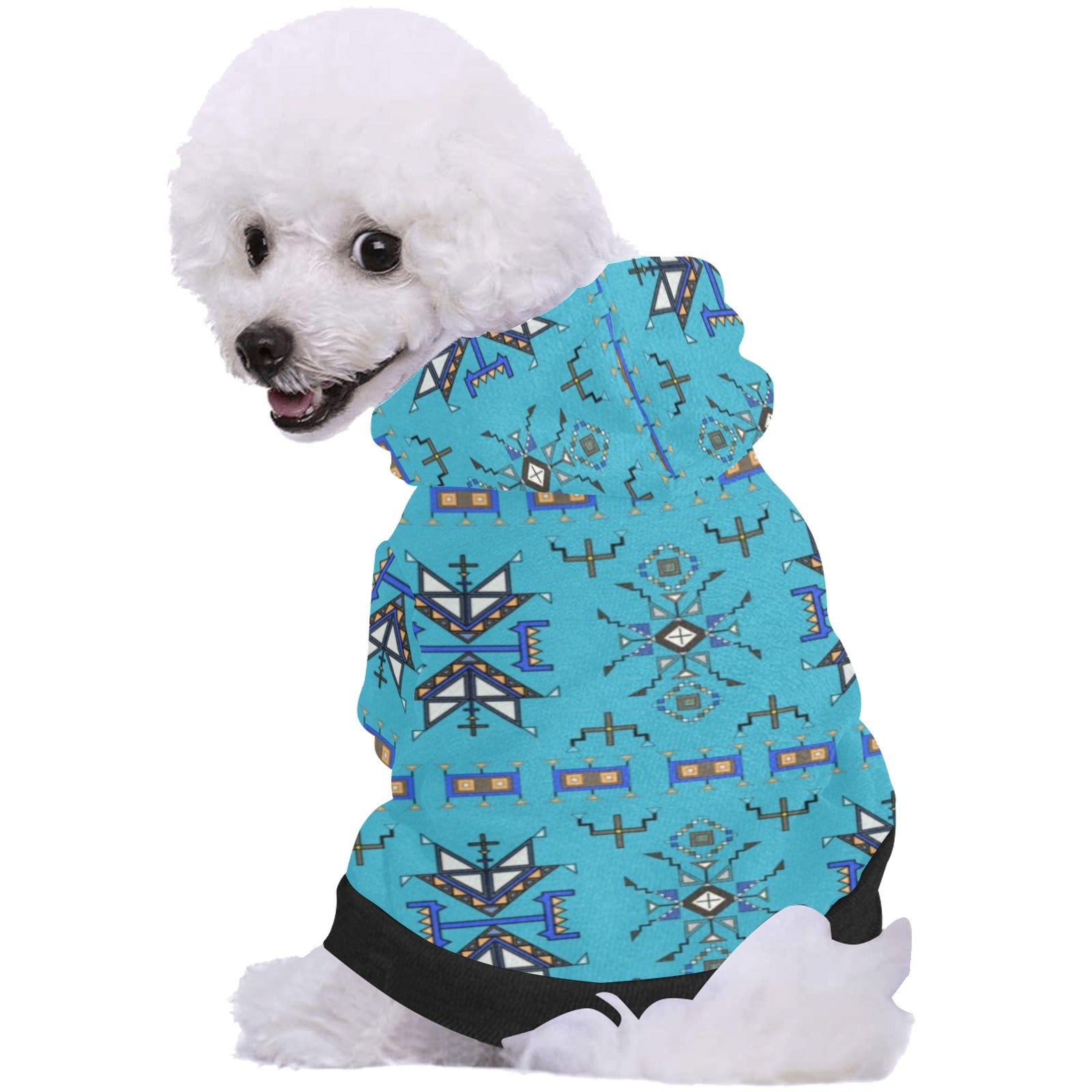 Eagle Strike Blue Pet Dog Hoodie