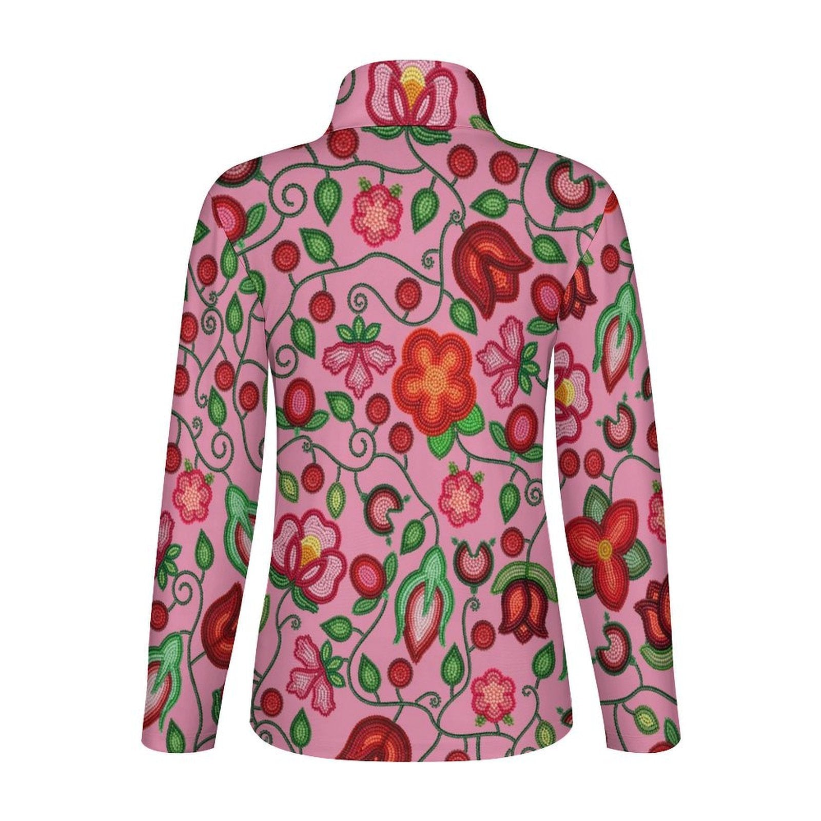 Rose Reverie Pink Long Sleeve Yoga Shirt