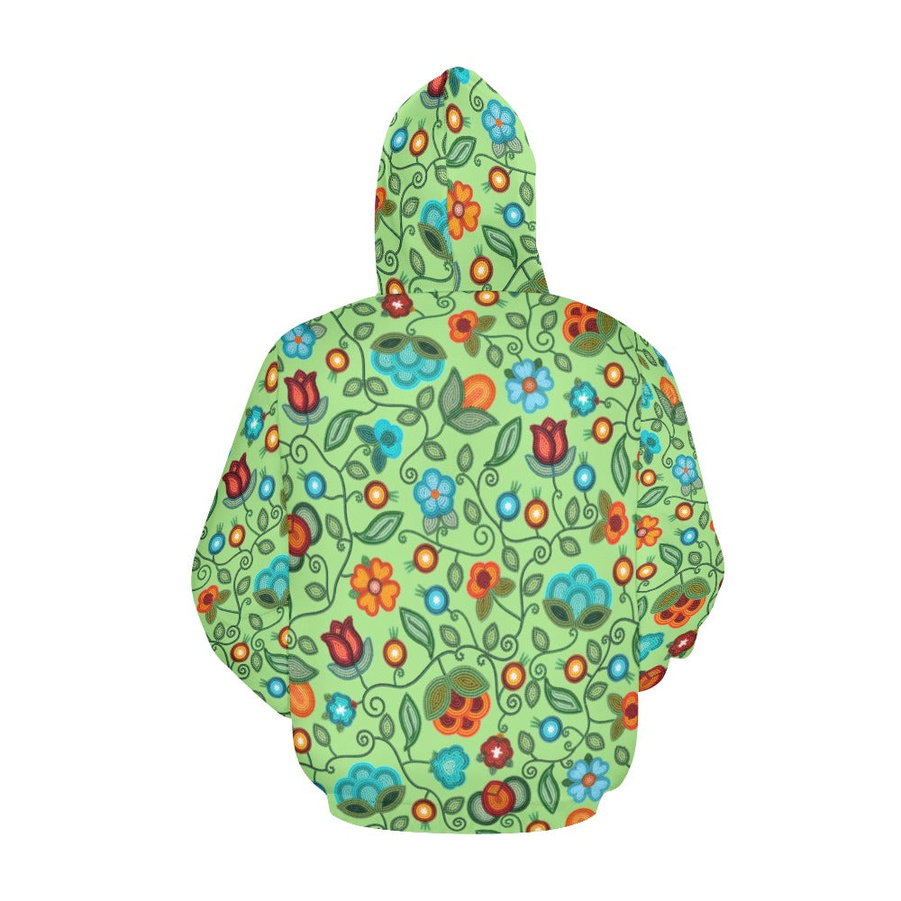 Prairie Fire Petals Sage Hoodie for Men (USA Size)