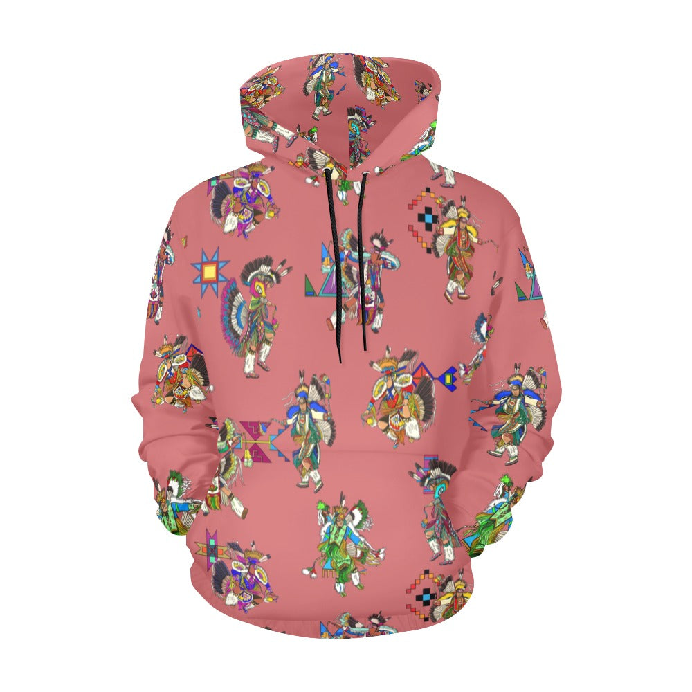 Men's Fancy Dancers Terra Cotta Hoodie for Men (USA Size)