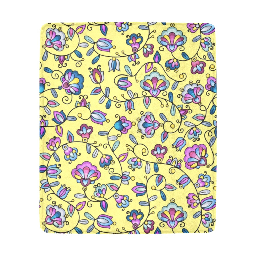 Autumn Bundle Blessing Yellow Ultra-Soft Micro Fleece Blanket 50"x60"
