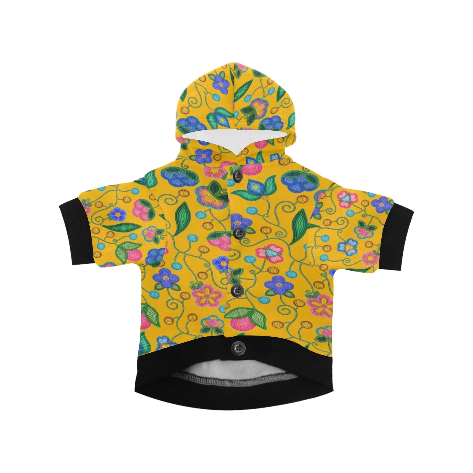 Skyberry Serenade Yellow Pet Dog Hoodie