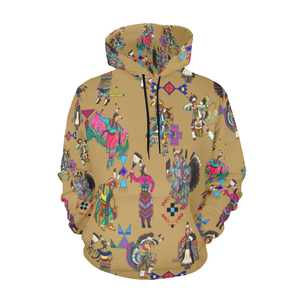 Grand Entry Dancers Earth Hoodie for Men (USA Size)