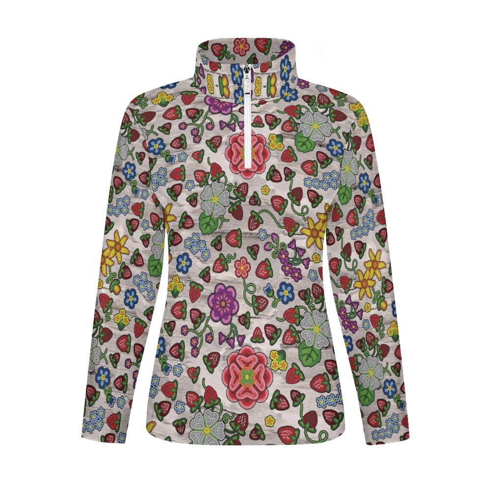 Berry Pop Bright Birch Long Sleeve Yoga Shirt