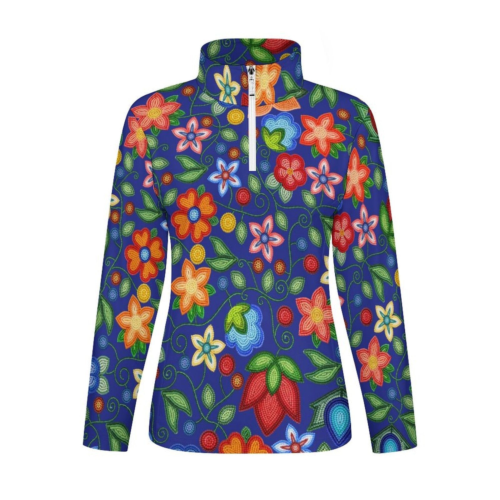 Morning Harmony Sapphire Long Sleeve Yoga Shirt