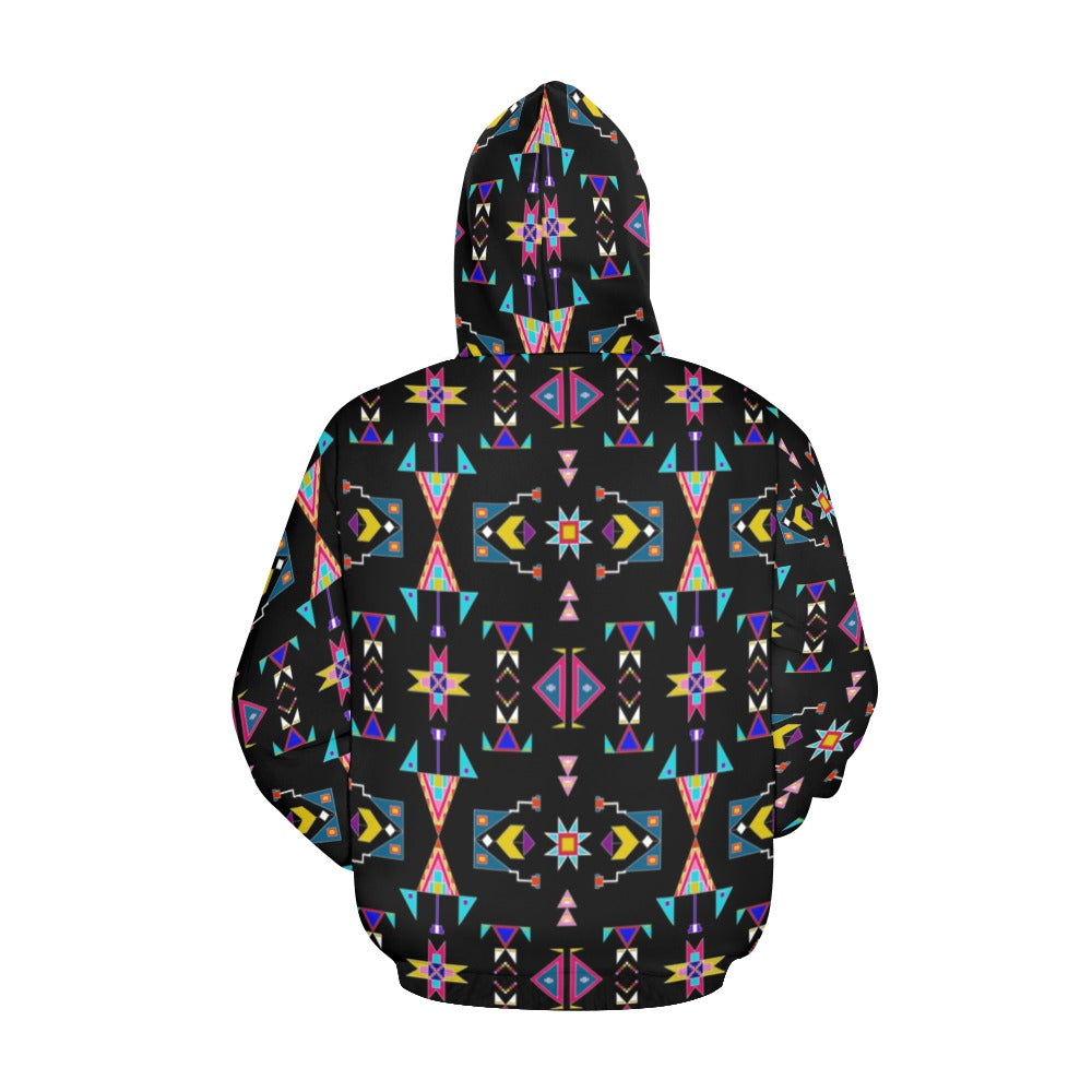 Enemy Territory Black Hoodie for Men (USA Size)