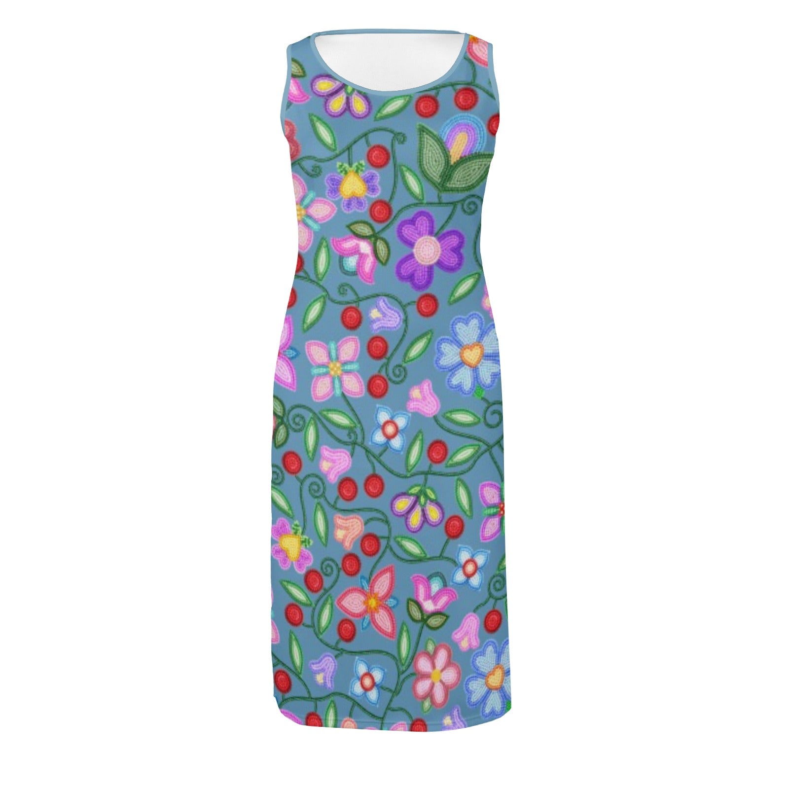 Petal Harmony River Phaedra Sleeveless Open Fork Long Dress