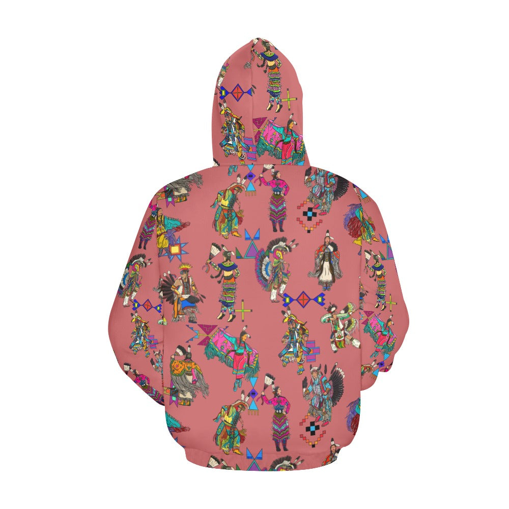 Grand Entry Dancers Terra Cotta Hoodie for Women (USA Size)