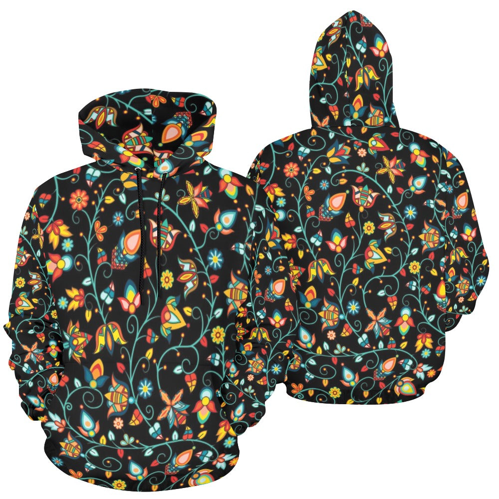 Thorny Path Black Hoodie for Women (USA Size)