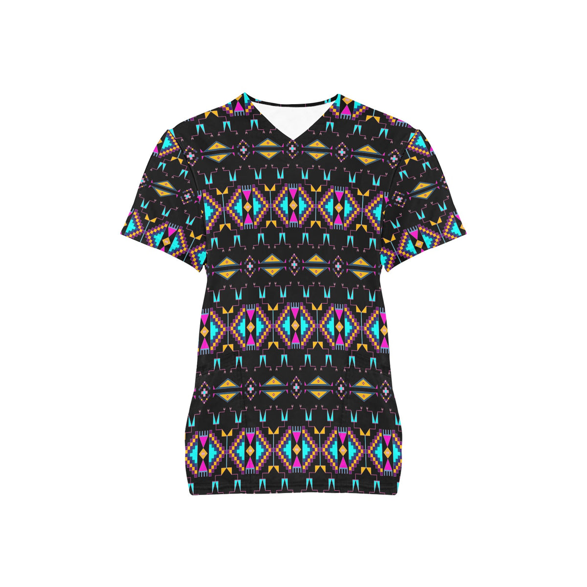 Rite of Passage Black Scrub Top