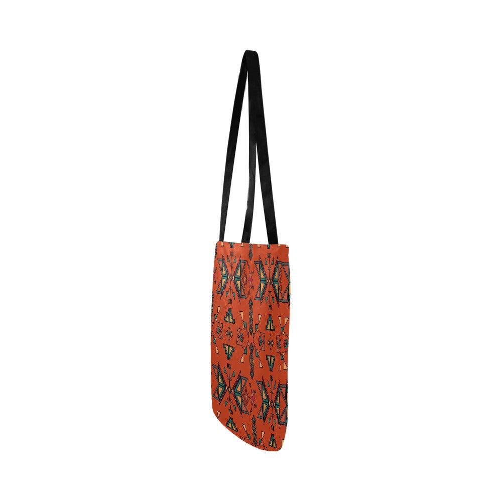 Arrow Dawn Orange Reusable Shopping Bag (Two sides)