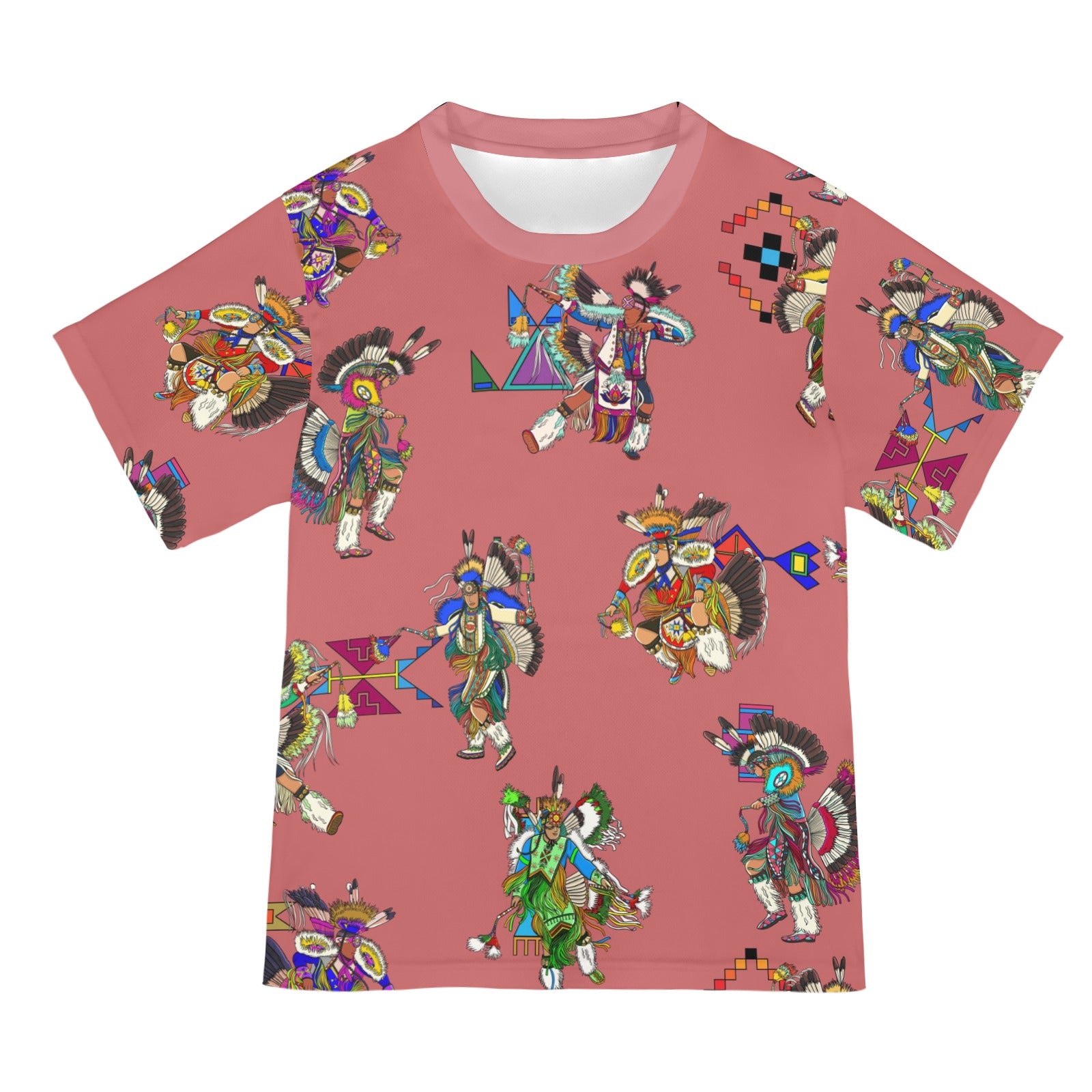 Men's Fancy Dancers Terra Cotta T-shirt for Women