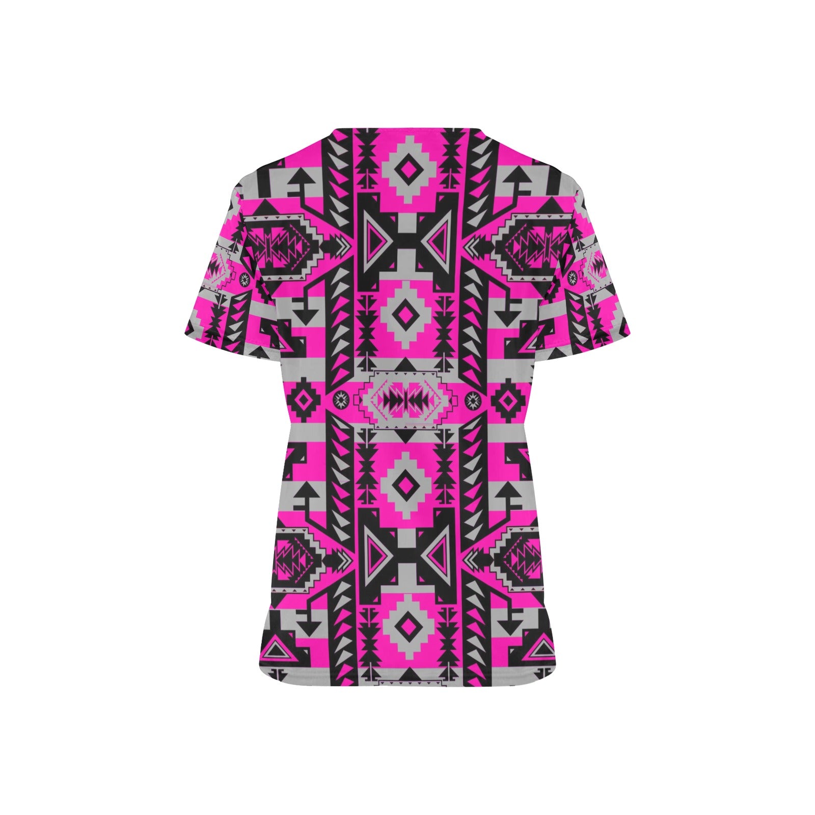 Chiefs Mountain Stunning Sunset Scrub Top