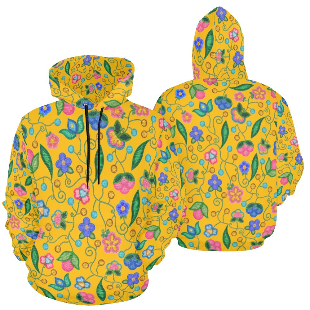 Skyberry Serenade Yellow Hoodie for Men (USA Size)