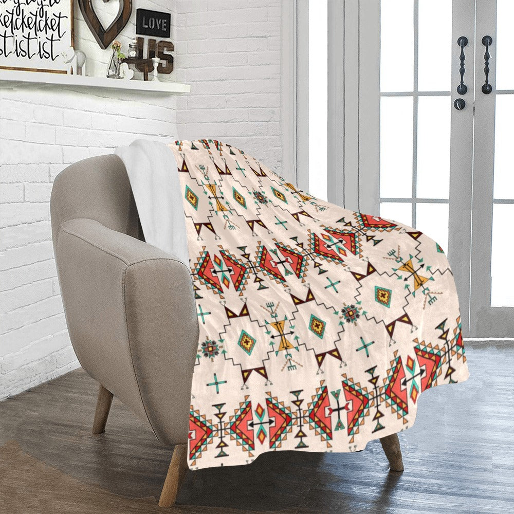 Thunder Flight Cream Ultra-Soft Micro Fleece Blanket 40"x50"