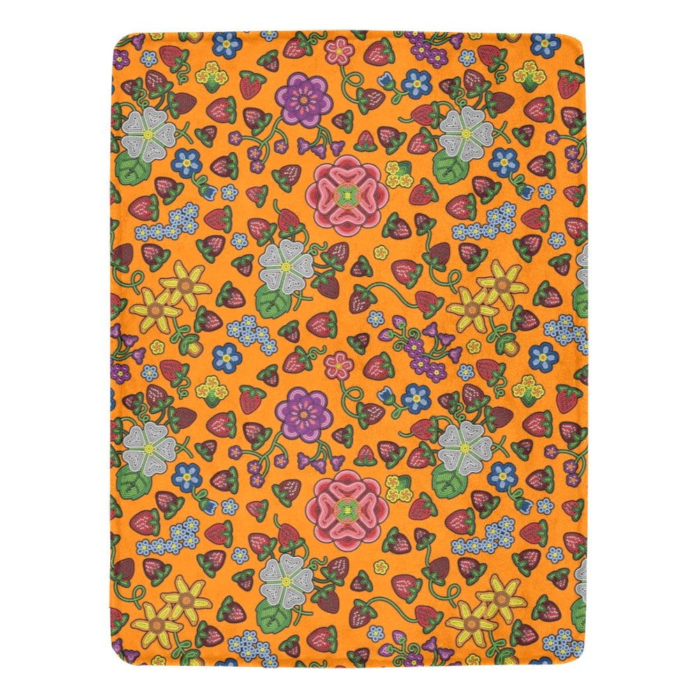 Berry Pop Carrot Ultra-Soft Micro Fleece Blanket 60"x80"