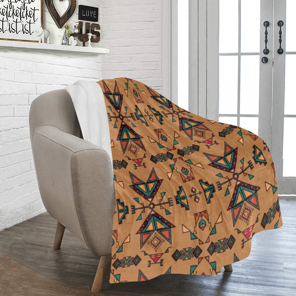 Arrow dawn Brown Ultra-Soft Micro Fleece Blanket 50"x60"